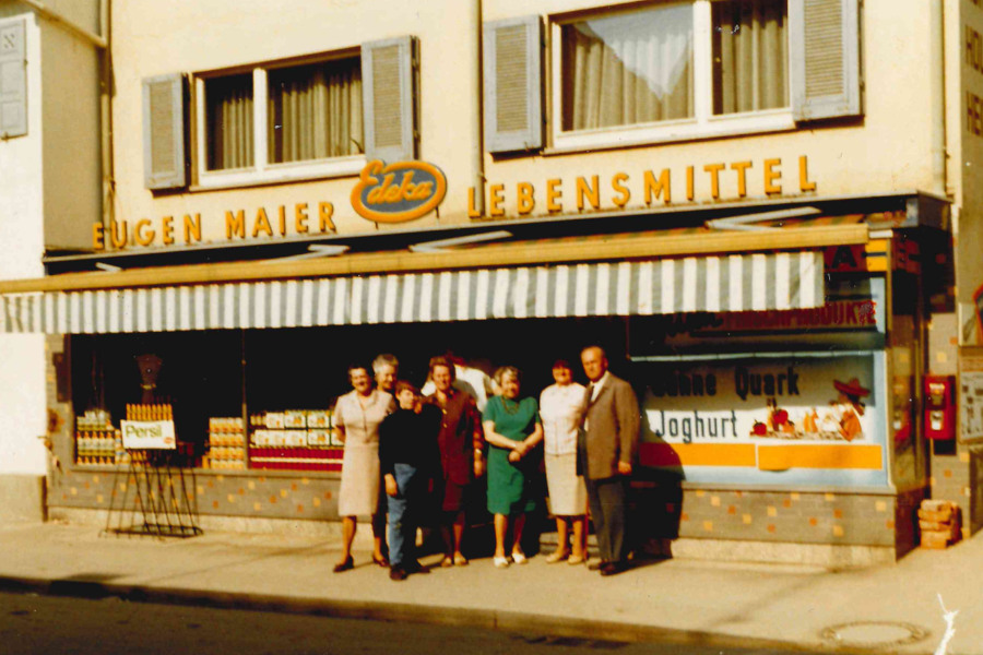 Rückblick Geschichte Altes Bild des Marktes